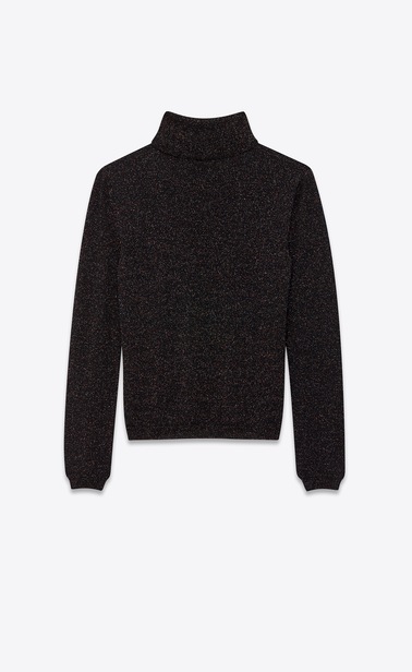 lurex wool turtleneck